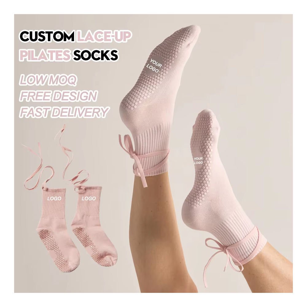 Pink Ribbon Ankle Lace